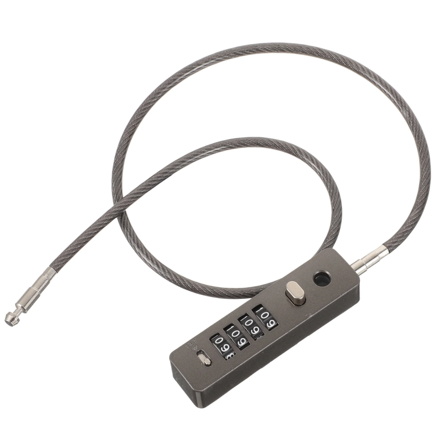 Combination Cable Lock 4-digit Combination Lock for Luggage Helmets Bicycles