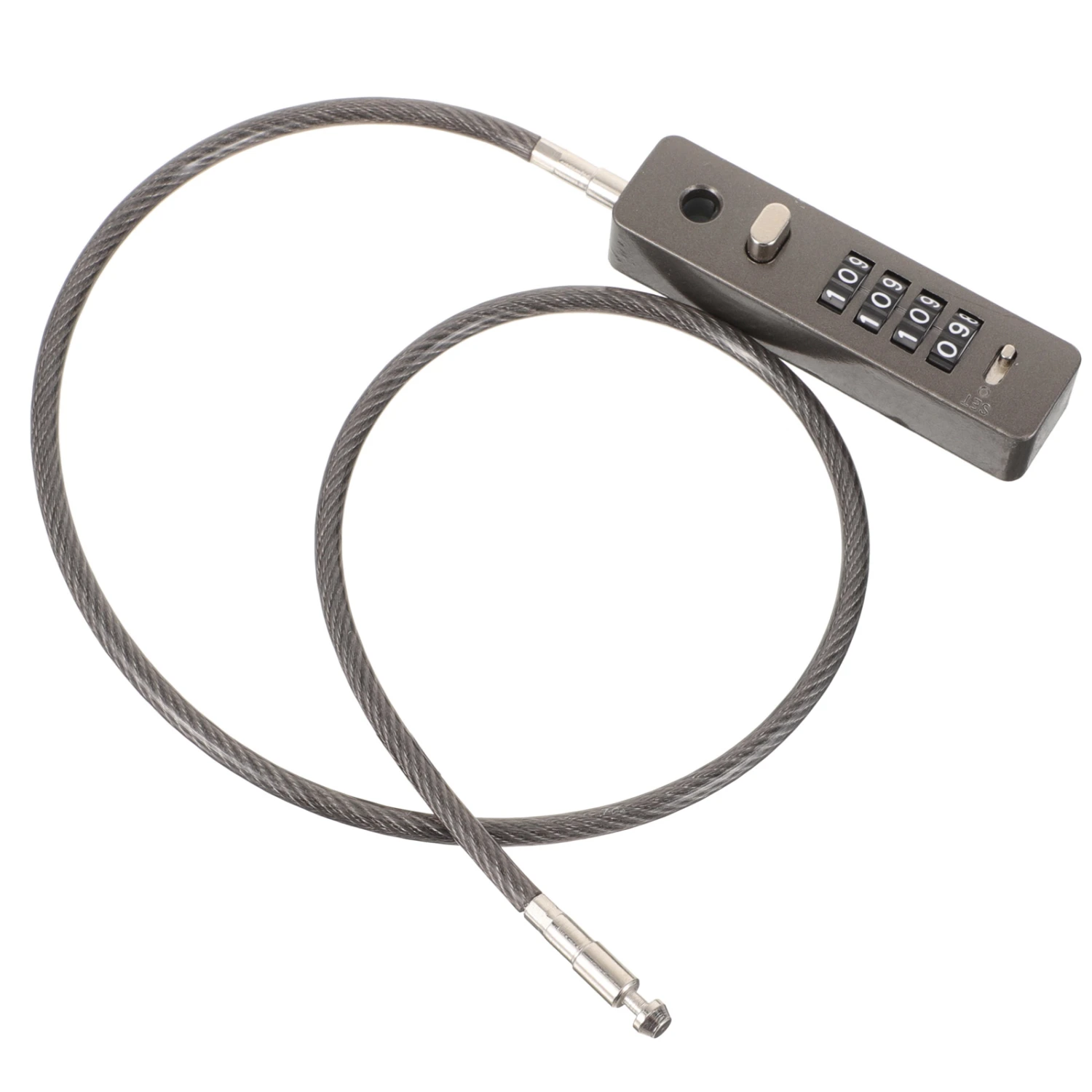 Combination Cable Lock 4-digit Combination Lock for Luggage Helmets Bicycles