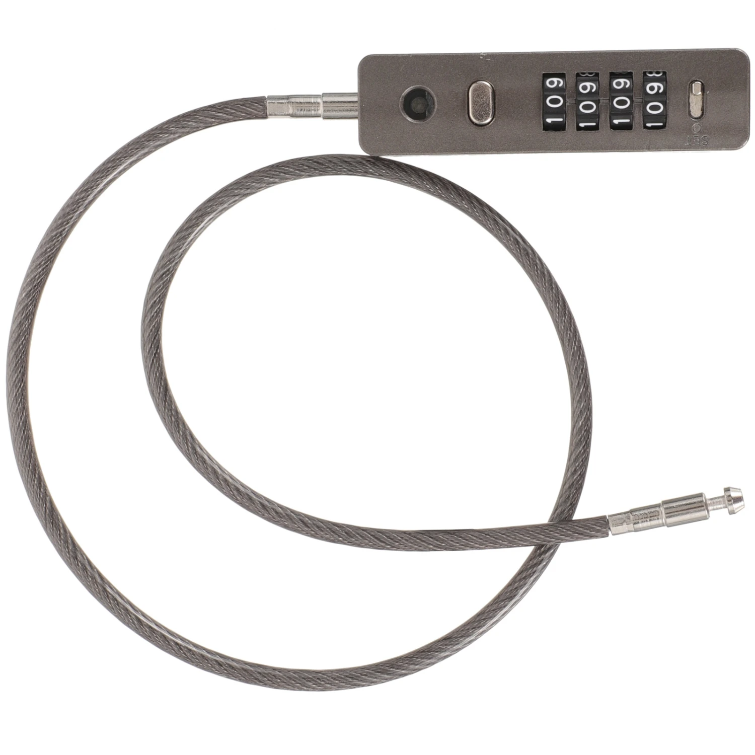 Combination Cable Lock 4-digit Combination Lock for Luggage Helmets Bicycles