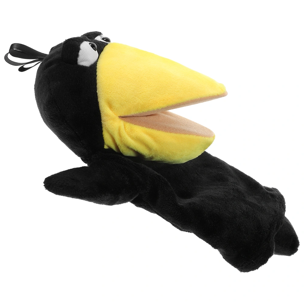 Plush Hand Puppet Toddler Crows Plush Toy Cartoon Hand Puppet Parent-child Interactive Plush Toy