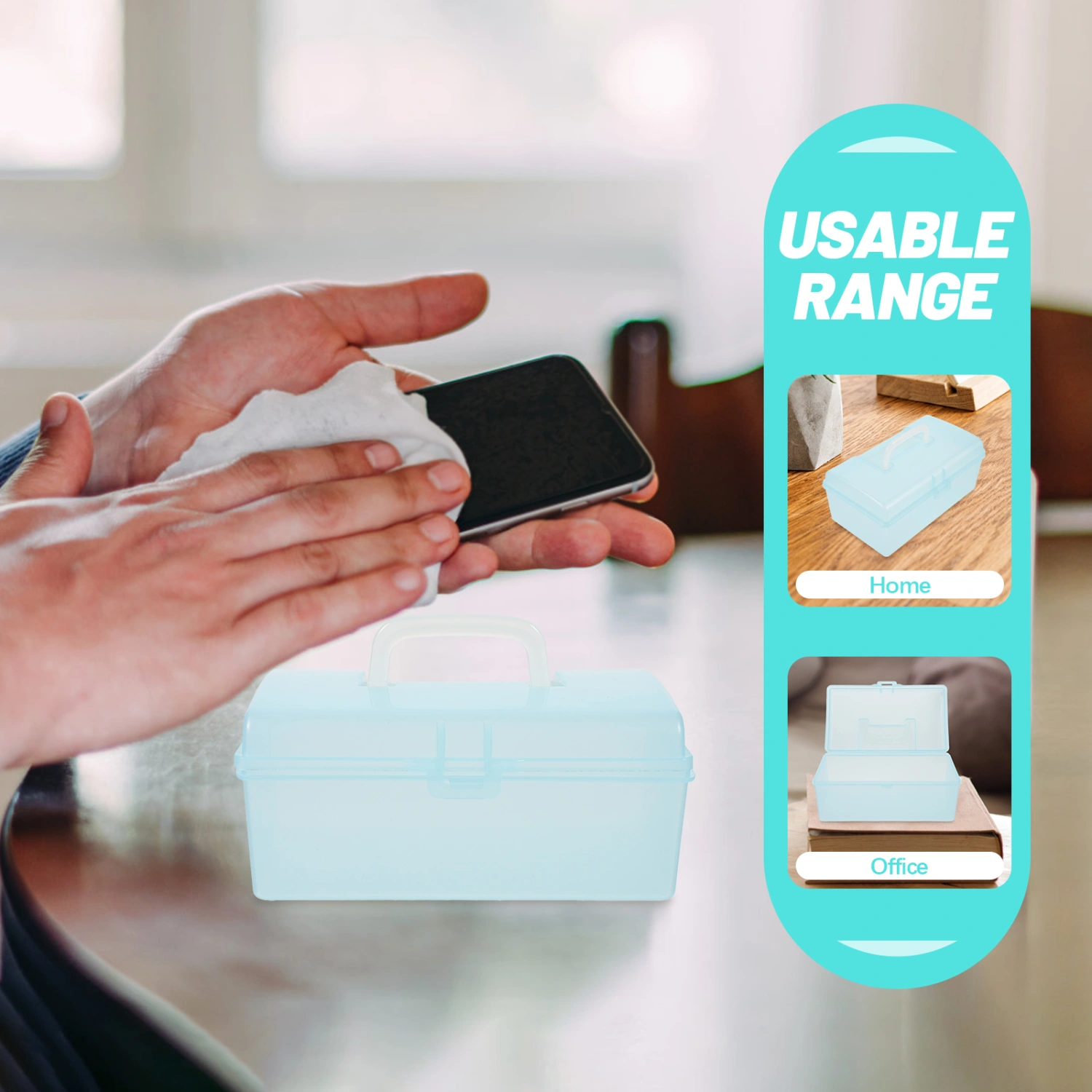 Diaper Wipes Dispenser Baby Wet Wipes Dispenser Outdoor Wet Wipes Storage Box Handheld Box