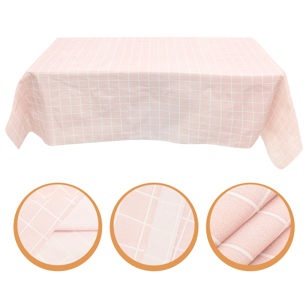 2pcs Plaid Table Cloth Decorative Picnic Table Cover Oilproof Picnic Tablecloth