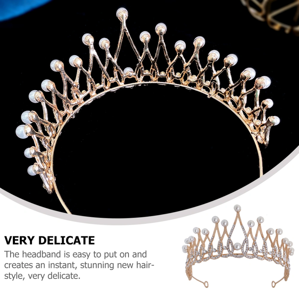 Bridal Wedding Headband Rhinestone Tiara Crown Wedding Bride Crown Birthday Party Crown