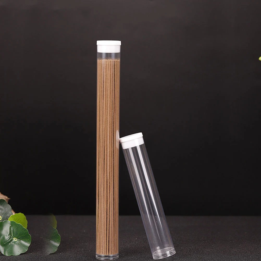 9Pcs Acrylic Incense Tubes Incense Stick Storage Holders Transparent Incense Tubes Incense Holders