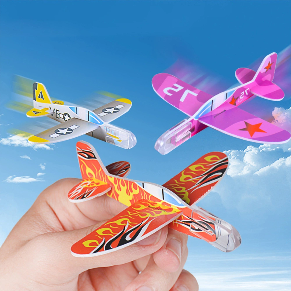 32pcs Kids Mini Glider Plane Model Colorful Scatter Small Plane Toy Toddlers Mini Glider Toy