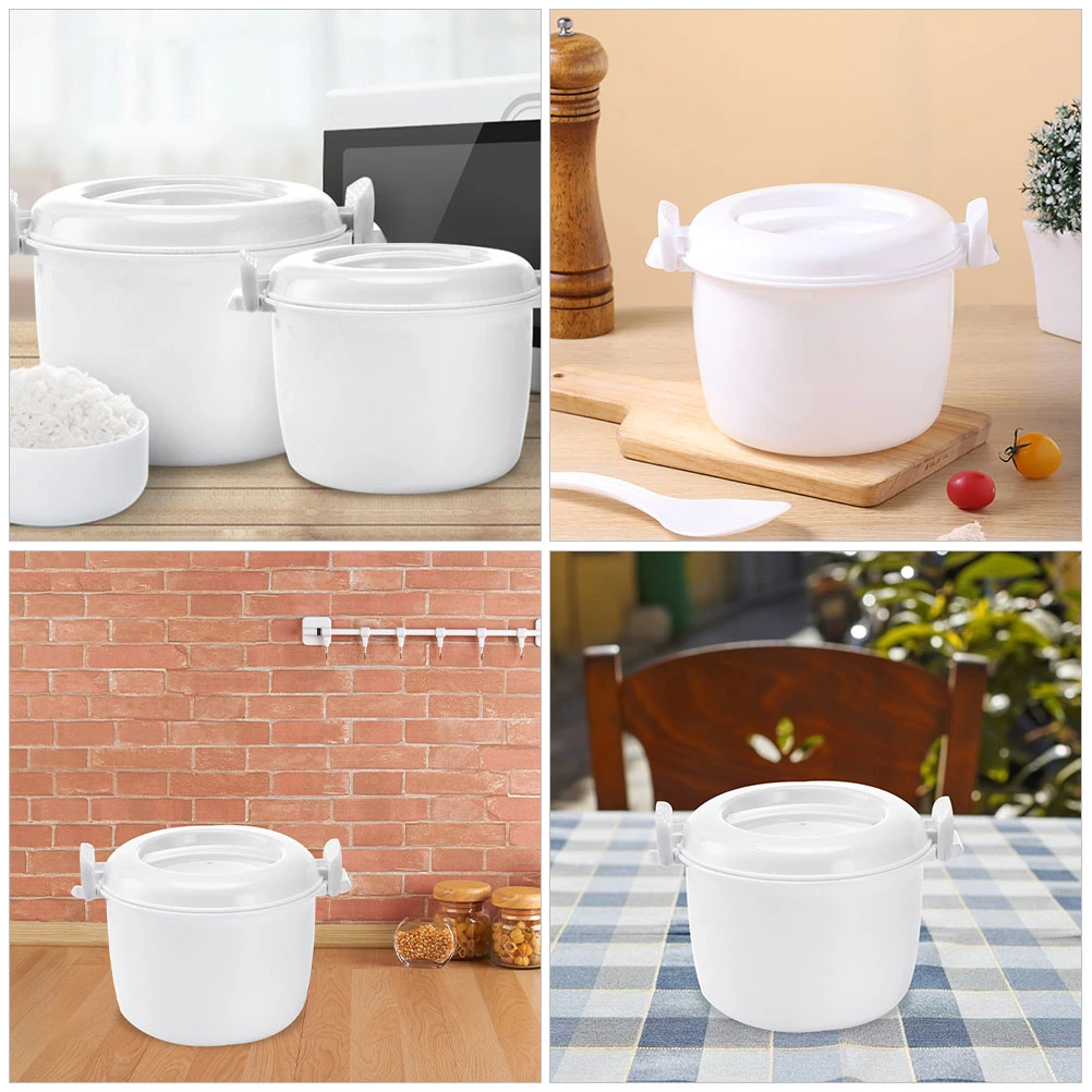 Microwave Rice Cooker Rice Container Food Container Oven Rice Cooker for Home