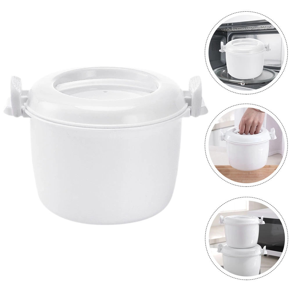 Microwave Rice Cooker Rice Container Food Container Oven Rice Cooker for Home