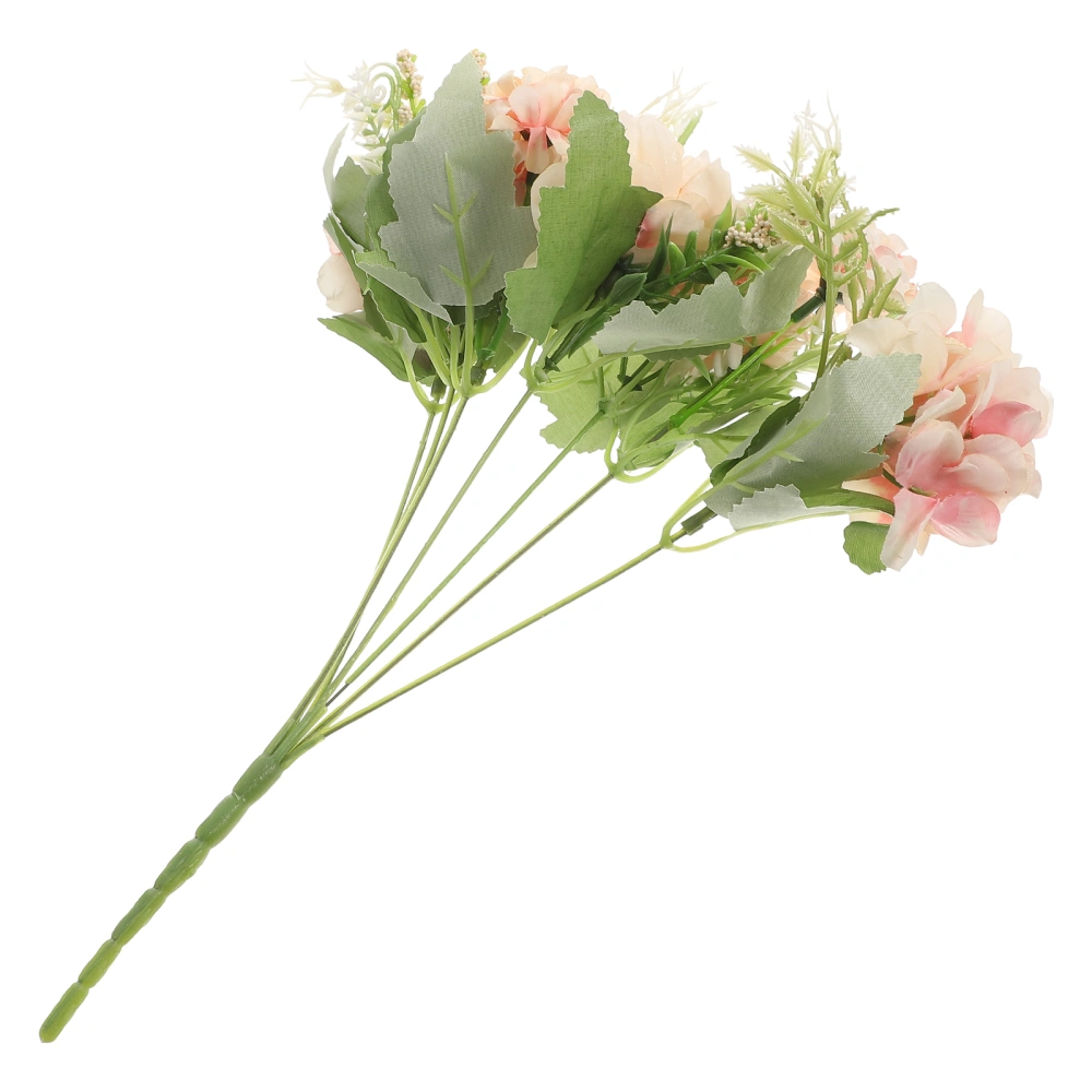 Artificial Flower Bouquet Peony Flower Bouquet Simulated Peony Bunch Faux Peony Ornament