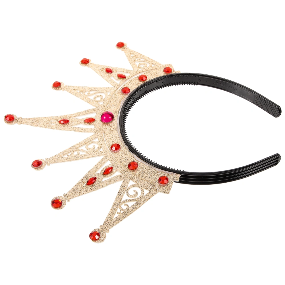 Princess Performance Crown Cosplay Crown Hair Hoop Crown Cosplay Accessory Party Supply