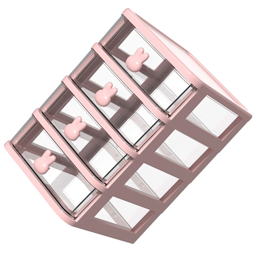 Desk Organizer with Drawers Desktop Storage Drawer Multi-layer Stationery Storage Case Stationery Holder