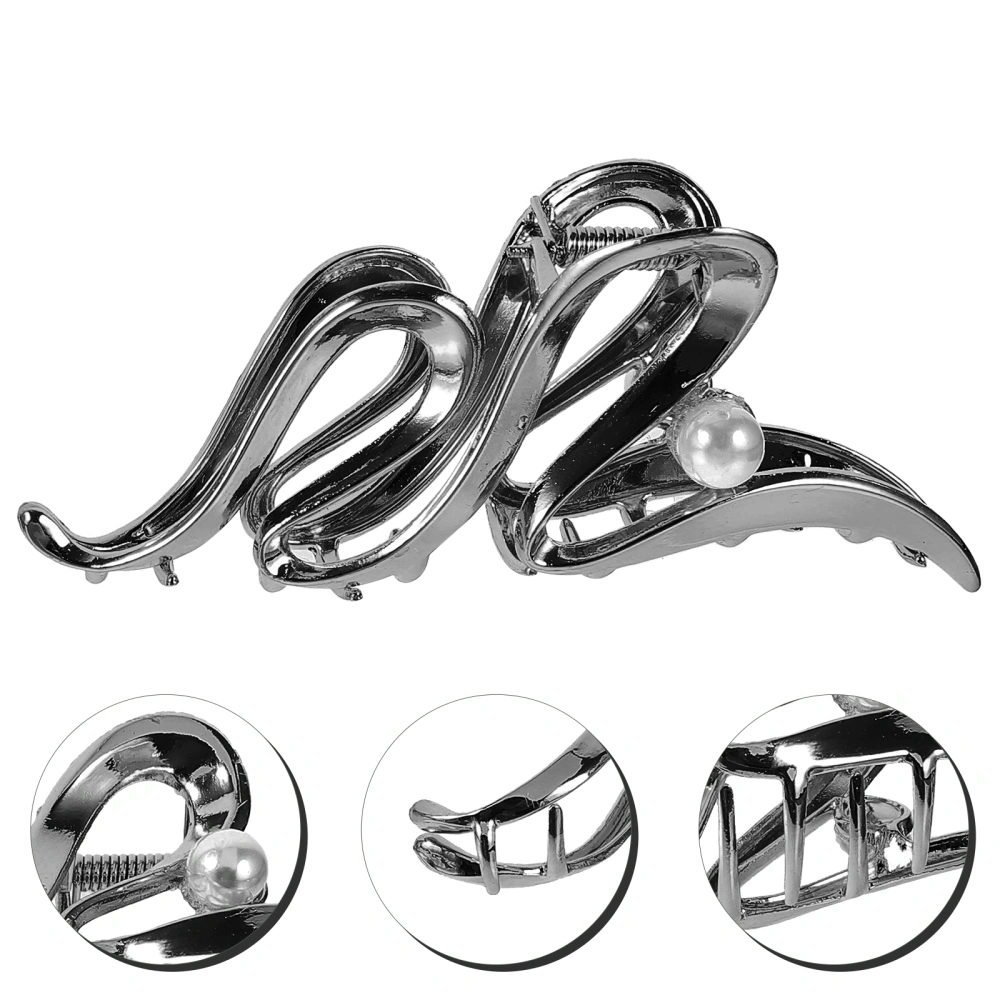 Metal Claw Clips Wavy Hair Claw Clip Women Temperament Claw Clip Hairs Styling Tool