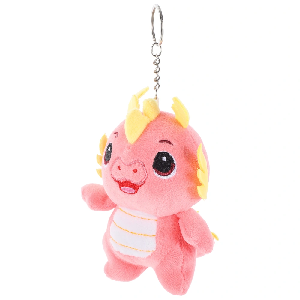 Plush Dragon Pendant Stuffed Animal Keychain Charm Backpack Plush Dragon Pendant