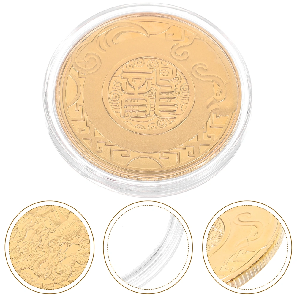 Year of Dragon Commemorative Coins 2024 Commemorative Dragon Coin New Year Gift