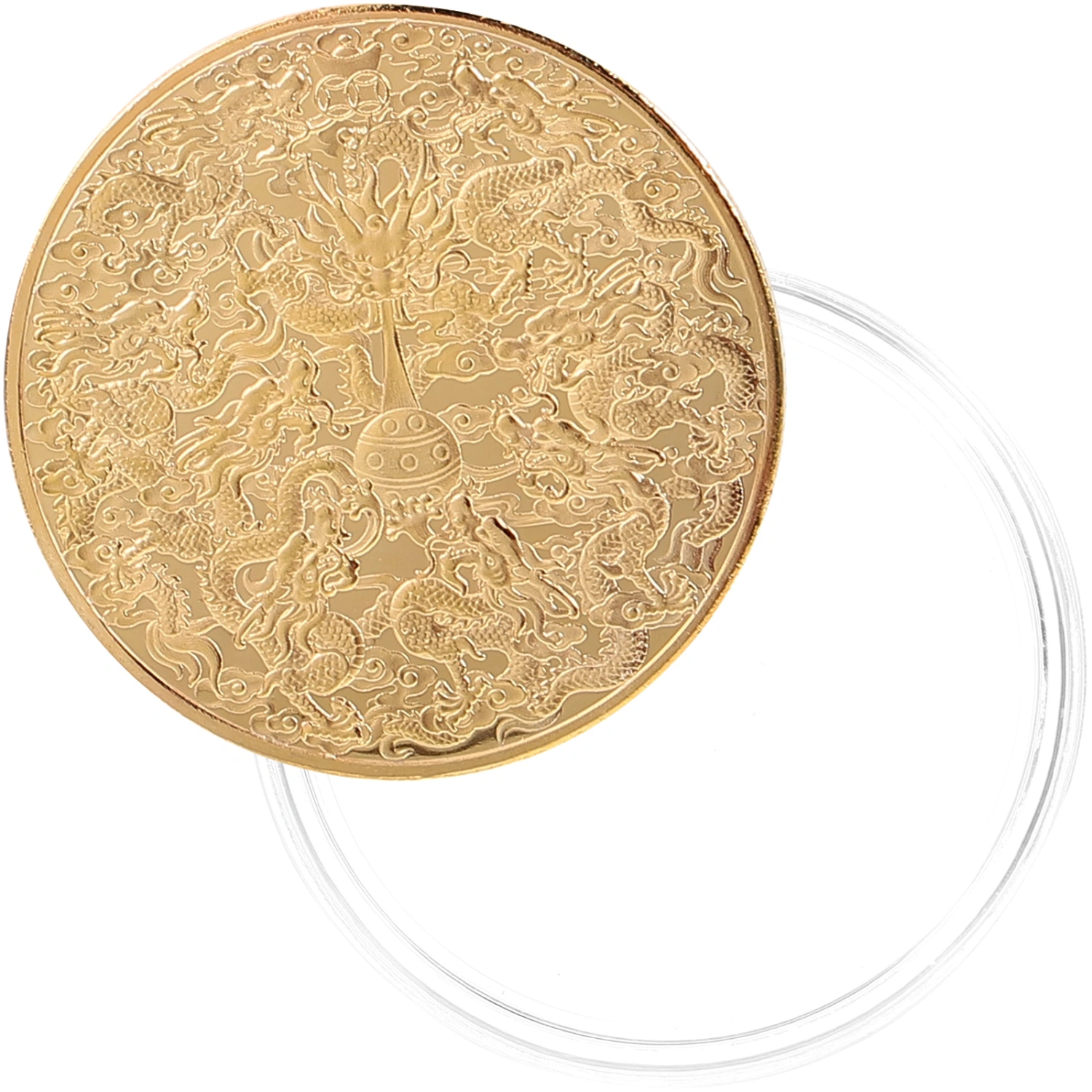 Year of Dragon Commemorative Coins 2024 Commemorative Dragon Coin New Year Gift