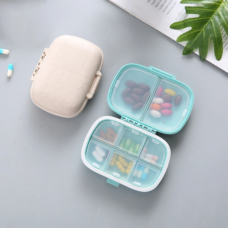 6Pcs Multi-grid Medicine Cases Convenient Medicine Boxes Portable Pills Organizers