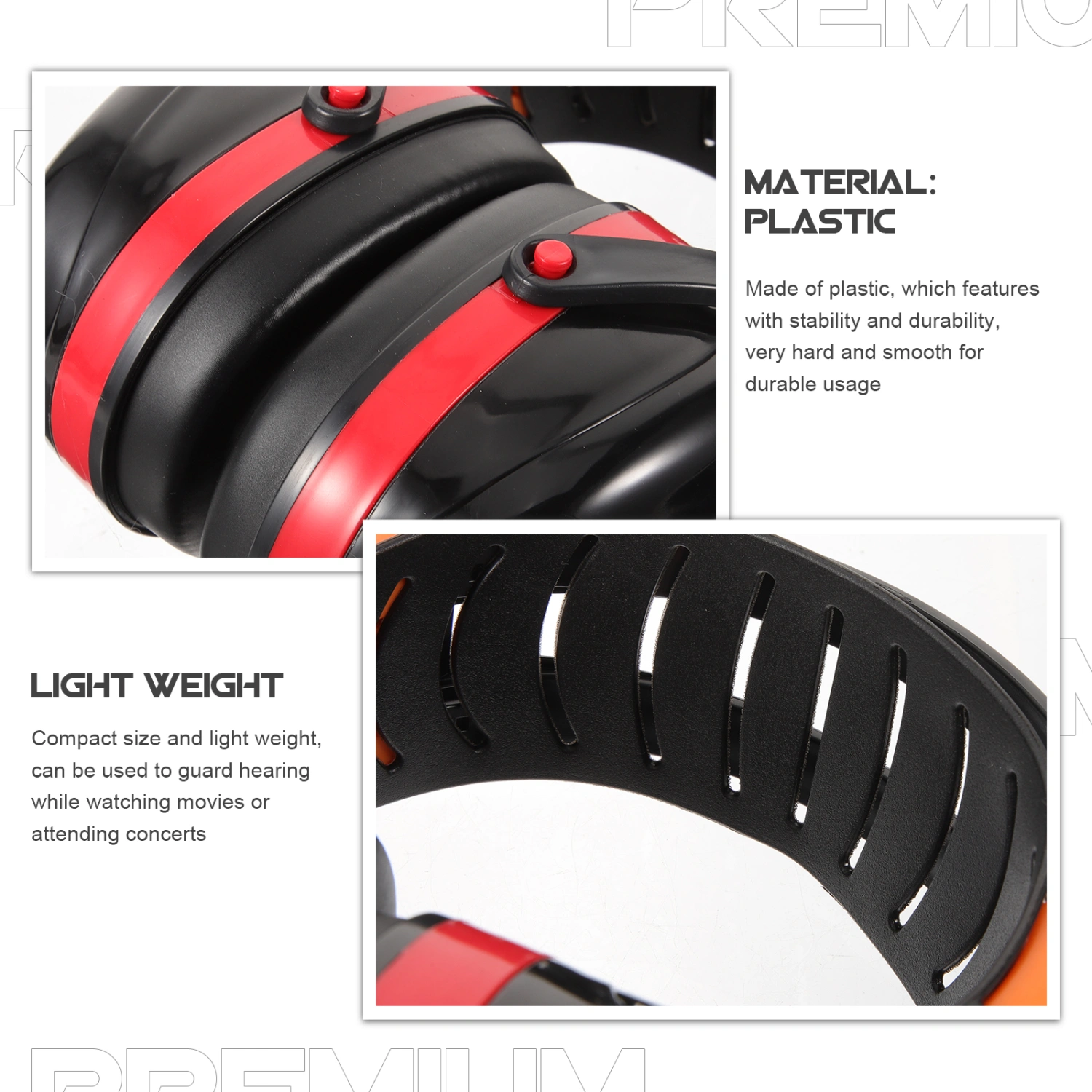 Ear Protection Earmuff Noise Reduction Earplug Drum Practice Use Headphone Drum Accessory