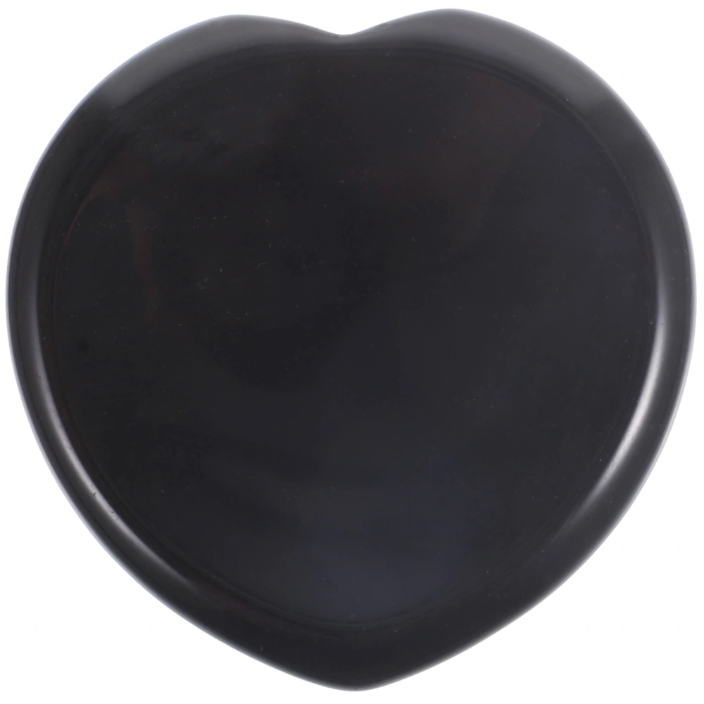 Massage Stone Craft Small Thumb Stone Worry Stone Crystal Heart Stone Delicate Worry Stone