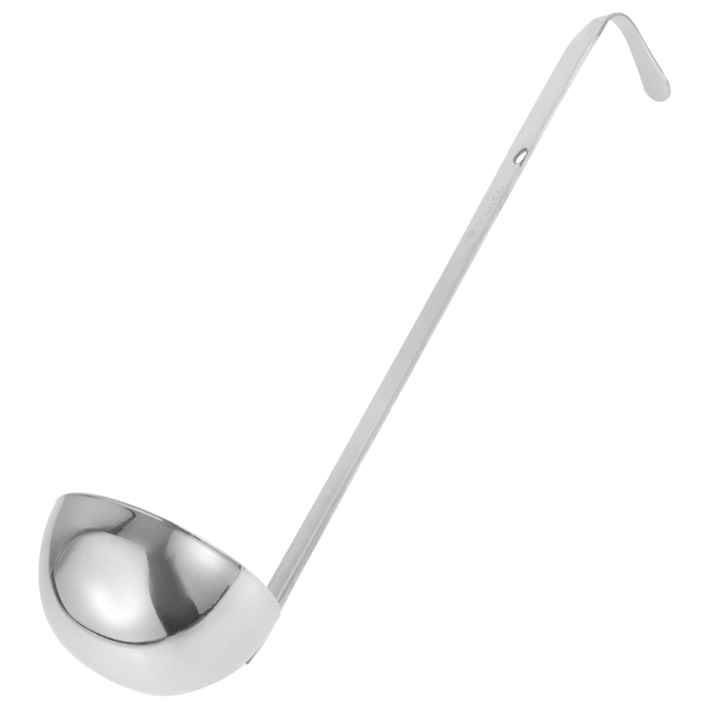 Soup Spoon Hook Handle Ladle Kitchen Soup Ladle Control Serving Spoon 90ml