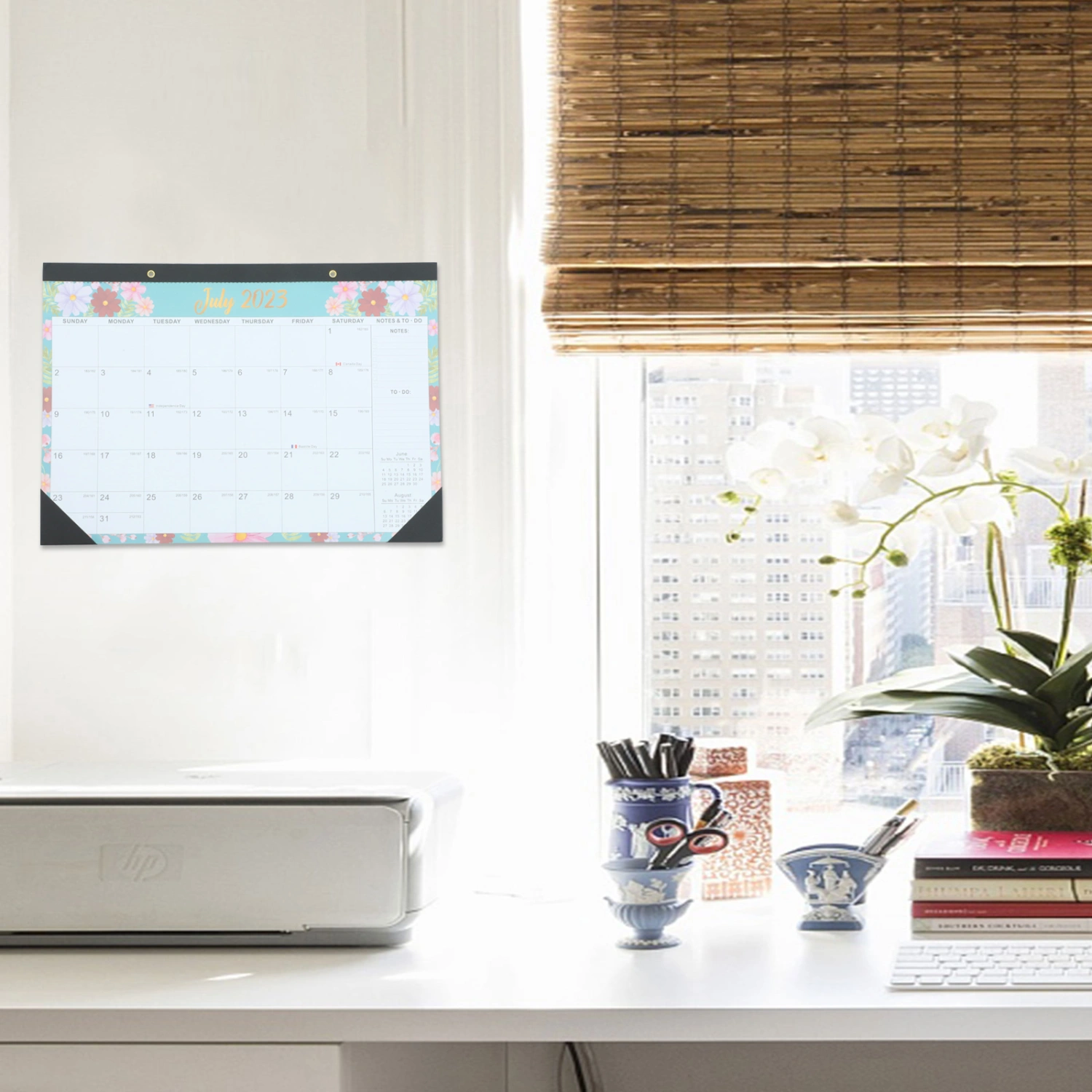 Clear Printed Hanging Calendar Delicate Monthly Calendar Home Planning Wall Calendar