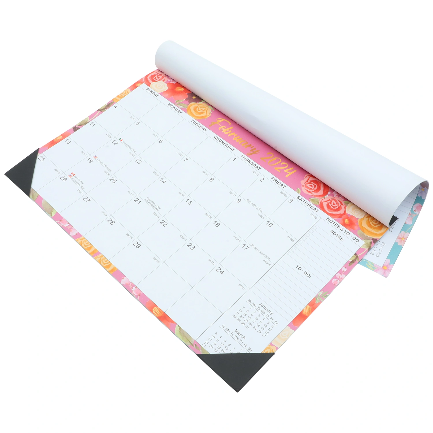 Clear Printed Hanging Calendar Delicate Monthly Calendar Home Planning Wall Calendar