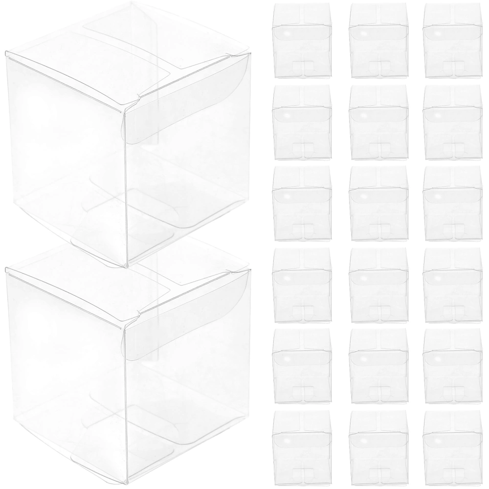 20Pcs Transparent Boxes Clear Candy Box Clear Favor Boxes Clear Gift Boxes for Wedding Party Favors