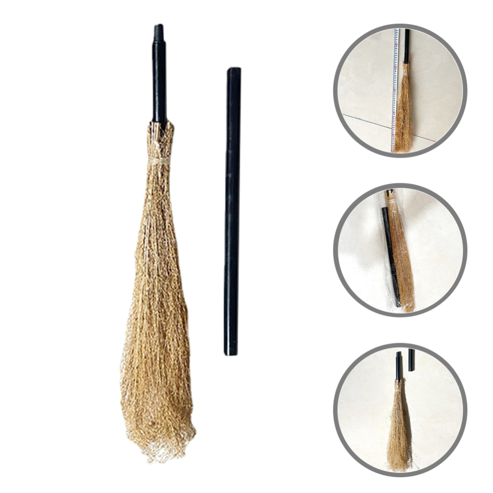 Halloween Witch Broom Decor Cosplay Supply Witch Party Cosplay Accessory