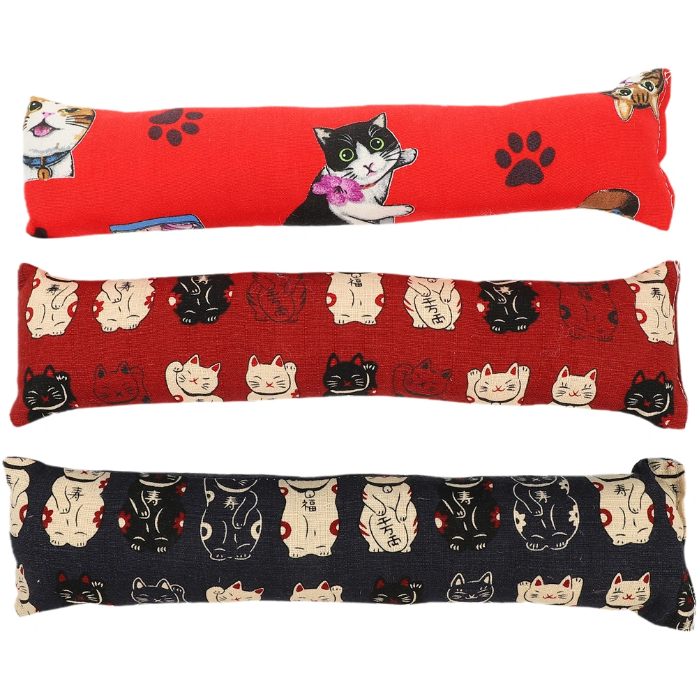3Pcs Catnip Toys for Cat Interactive Cat Toys Cat Chew Pillow Toy Kitten Toys Cat Teaser Toys