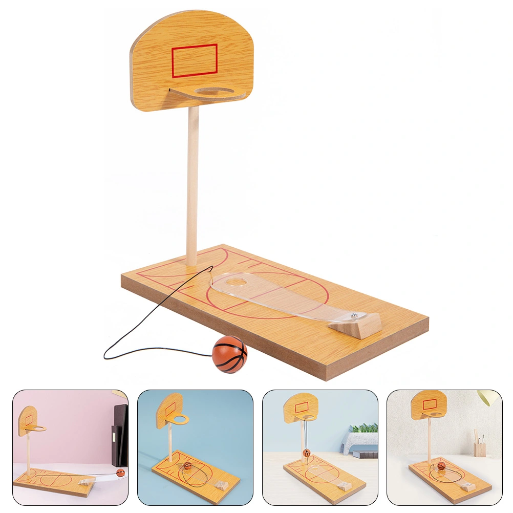 1 Set Desktop Basketball Game Finger Basketball Indoor Tabletop Basketball Shooting Game