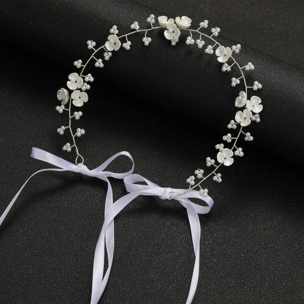 Wedding Headpiece Bridal Headband Bride Crown Hair Vine Pearl Vine Headpiece