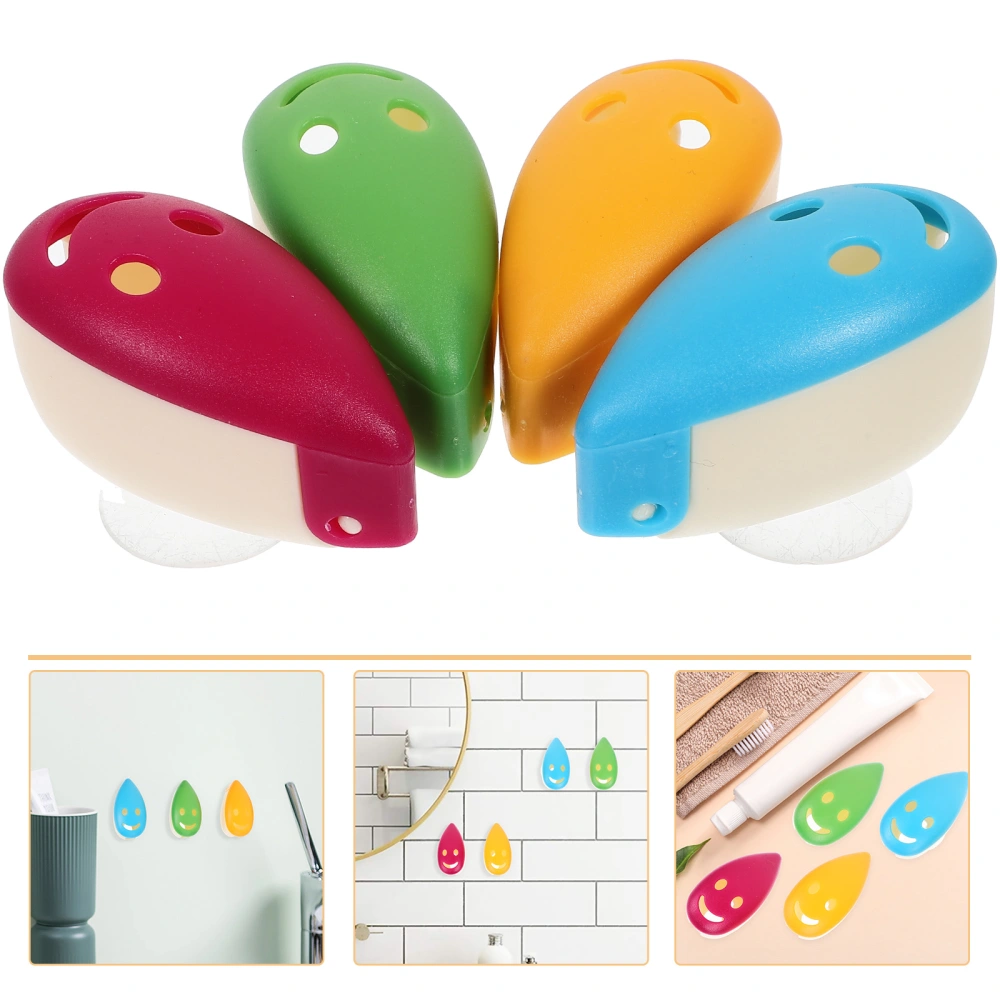 8pcs Suction Toothbrush Holders Wall Mounted Toothbrush Stand Toothbrush Rack