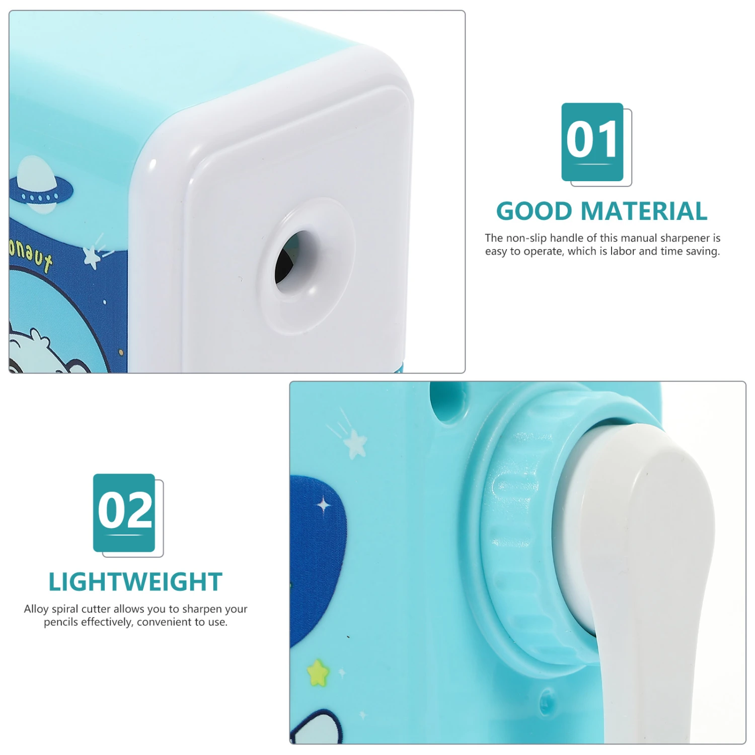 Pencil Sharpener Manual Pencil Sharpener for Kids Reusable Pencil Sharpener Pencil Sharpening Tool