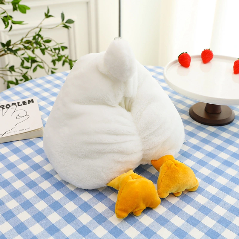 Desk Napkin Box Duck Tissue Holder Tabletop Paper Towel Box Plush Doll