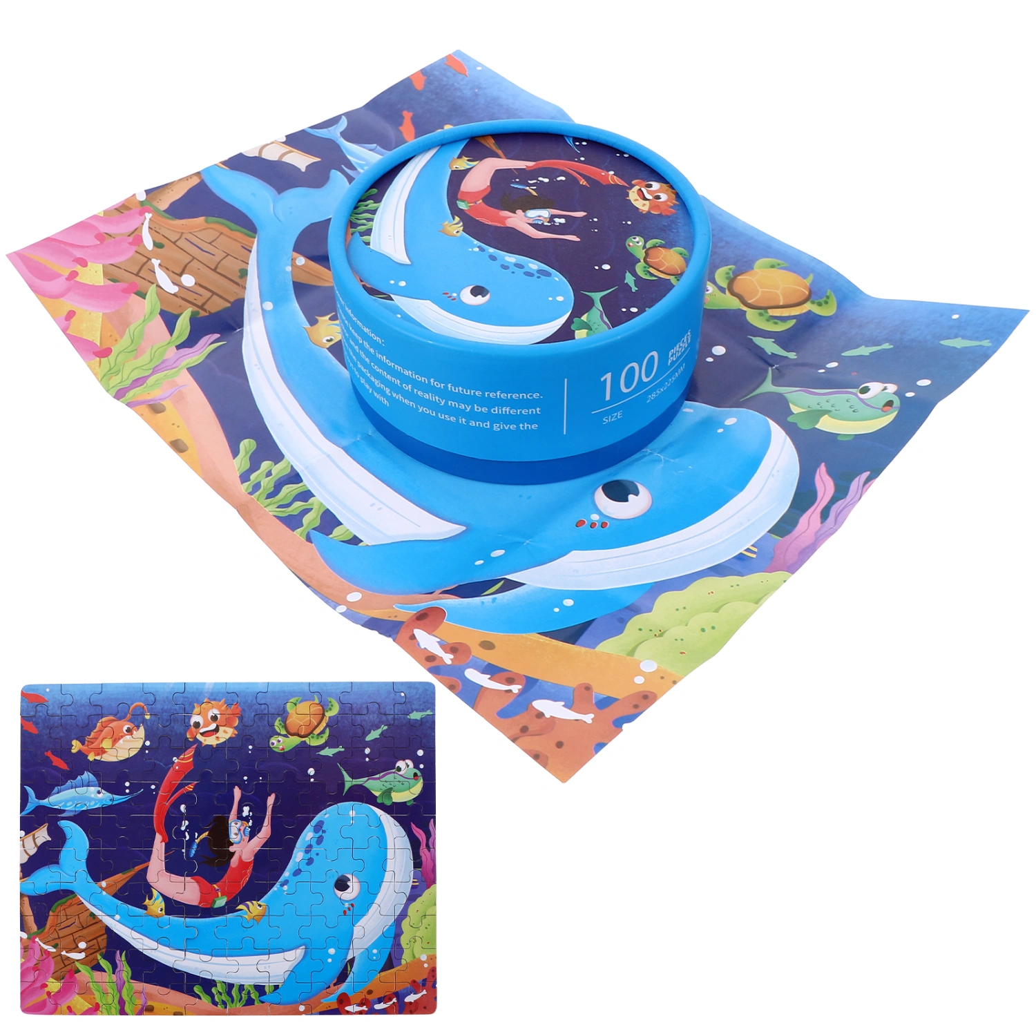 1 Set Paper Puzzles for Toddlers Paper Sea World Puzzle Paper Puzzles for Toddlers Preschool Puzzles