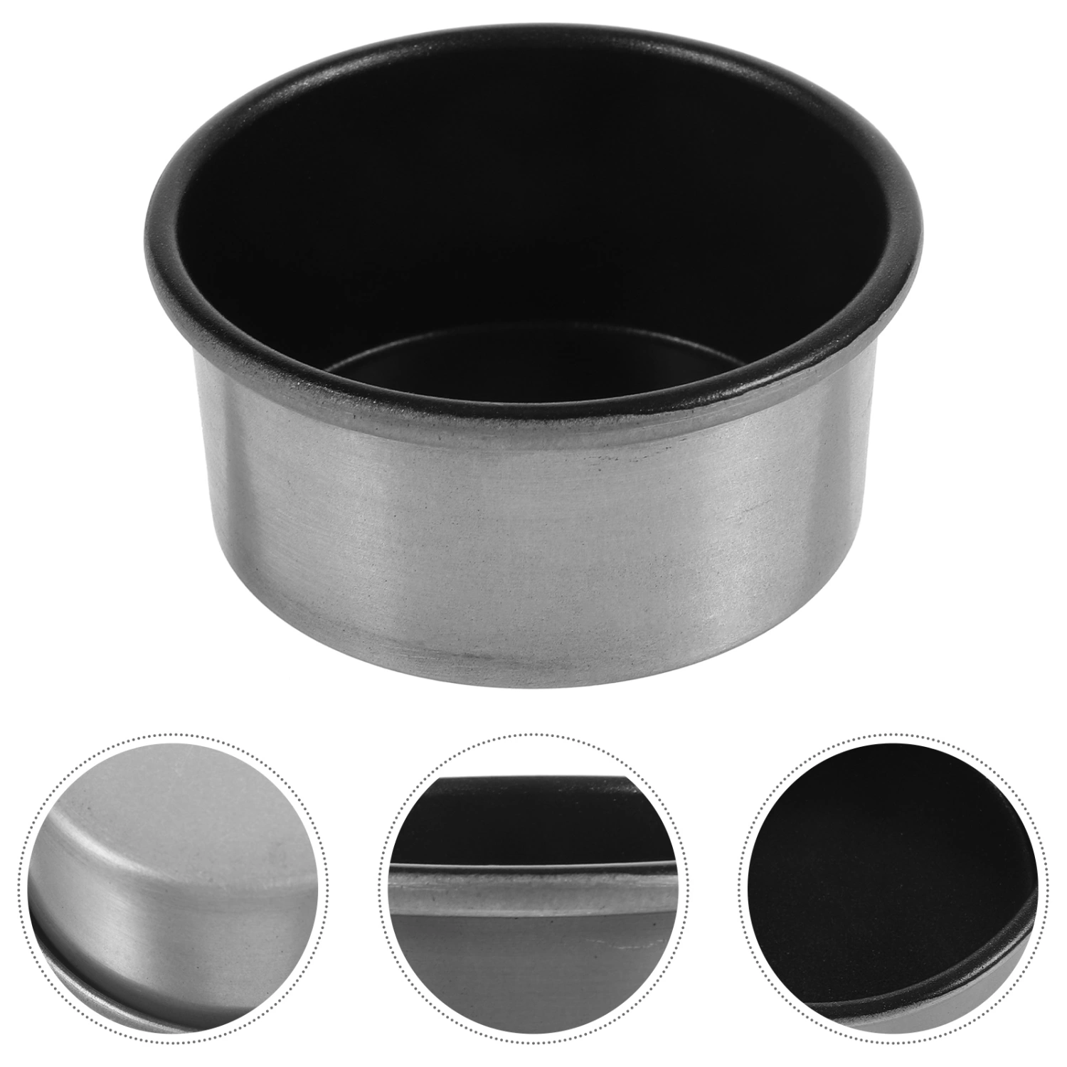 Mini Cake Pan Metal Cake Mold Aluminum Round Bread  Pan Cheese Cake Baking Nonstick Pan