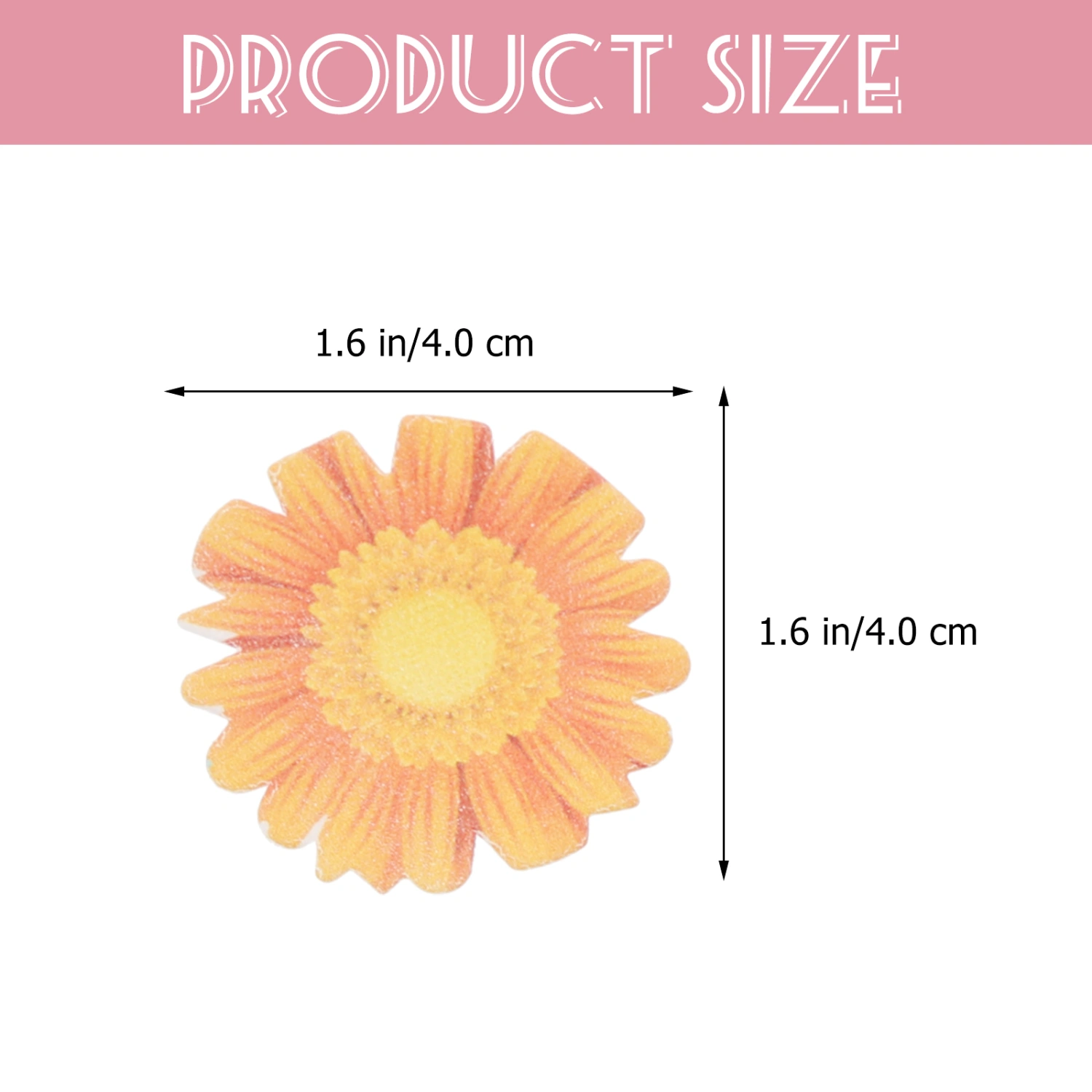80Pcs Flowers Cupcake Decor Cake Rice Paper Decors Edible Cupcake Toppers Edible Paper Flowers