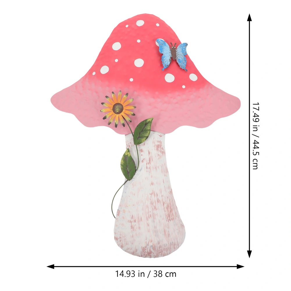 Garden Mushroom Statue Pendant Mushroom Shape Hanging Decor Yard Scene Layout Decor