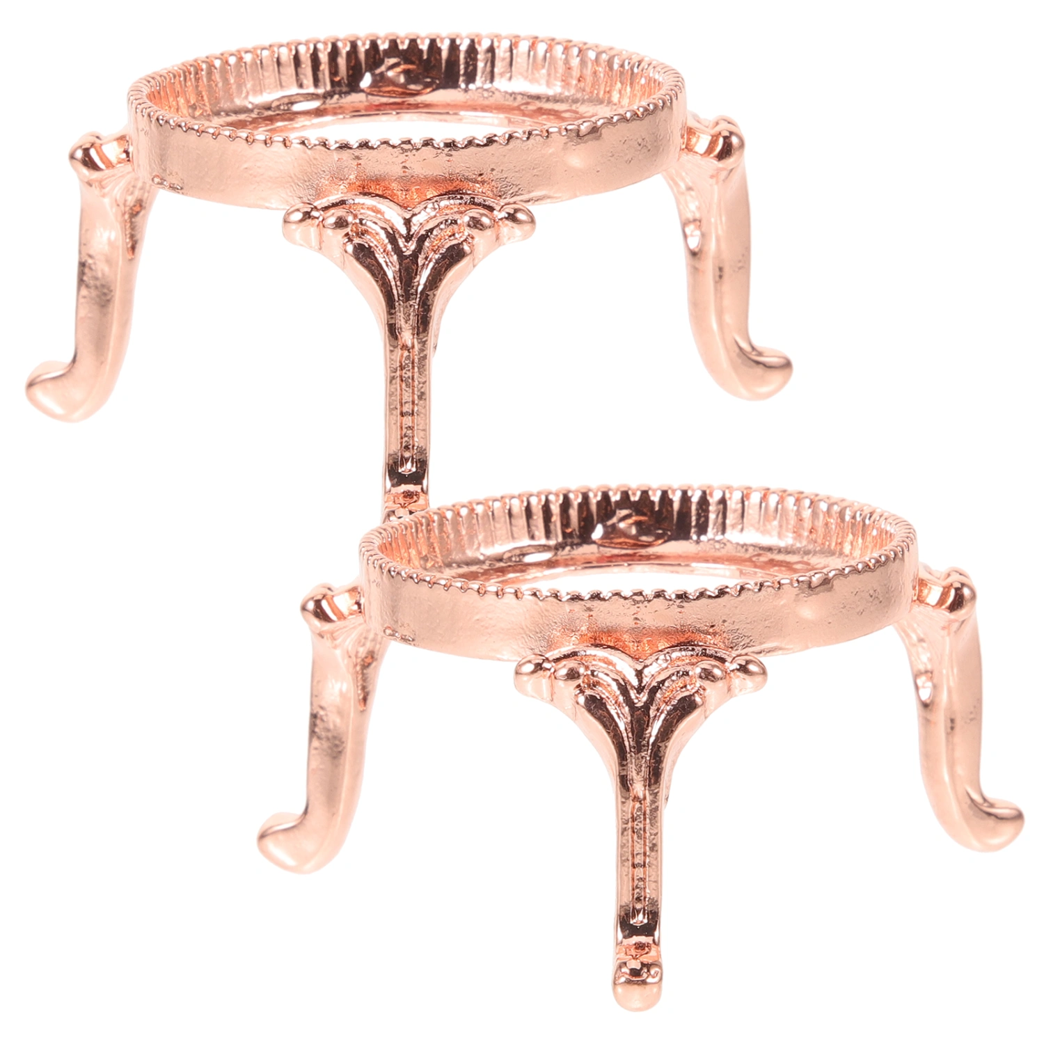 2 pcs Crystal Ball Stand Desktop Crystal Sphere Stand Metal Crystal Ball Display Stand