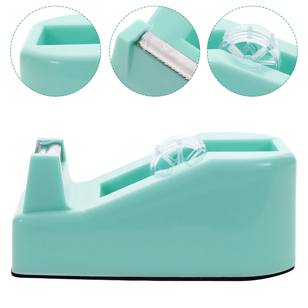 Tape Holder Plastic Tape Dispenser Tabletop Tape Holder Small Tape Cutting Tool for Home Office