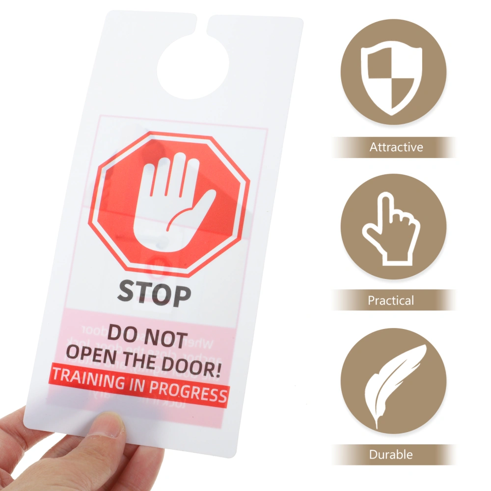 10Pcs Please Don't Open Door Sign Dual Sided Door Hanger Sign Please Don't Open The Door Signs