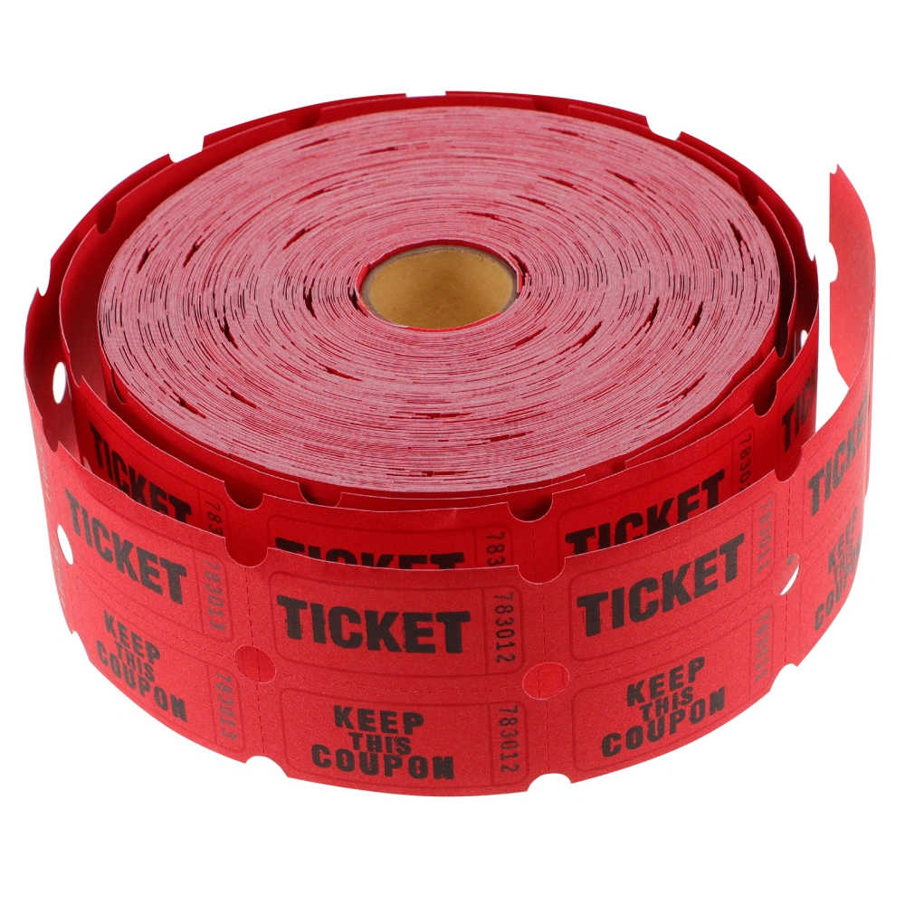 1 Roll of Raffle Tickets Roll Amusement Park Tickets Universal Tickets Roll Tickets Label Roll