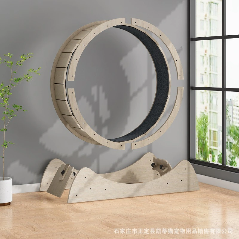Cat Exercise Wheel Mat Cat Running Wheel Cushion Nonskid Wheel Mat Cat Wheel Felt Scratch Pad