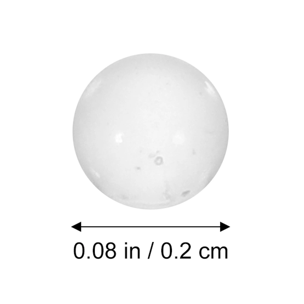 2000pcs Mini Clear Glass Balls Solid Glass Ball Small Glass Sphere for Chemical Laboratory
