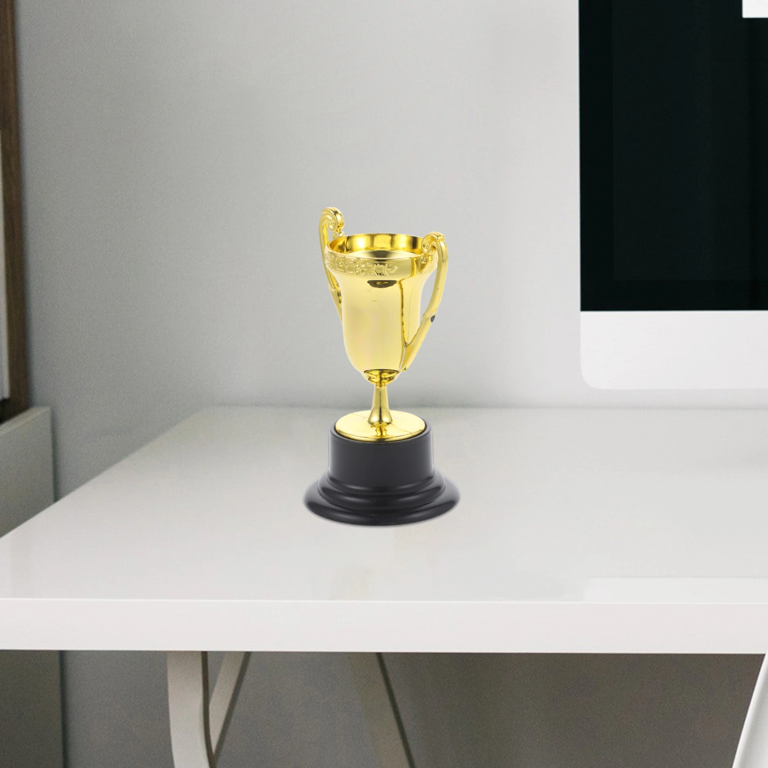10Pcs Award Trophy Cups Mini Awards Trophy Mini Trophy Crafts Kids Party Game Trophy Models