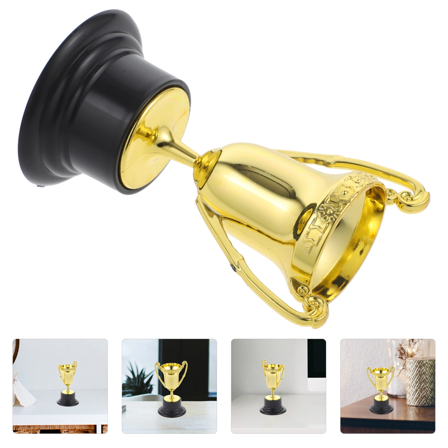 10Pcs Award Trophy Cups Mini Awards Trophy Mini Trophy Crafts Kids Party Game Trophy Models