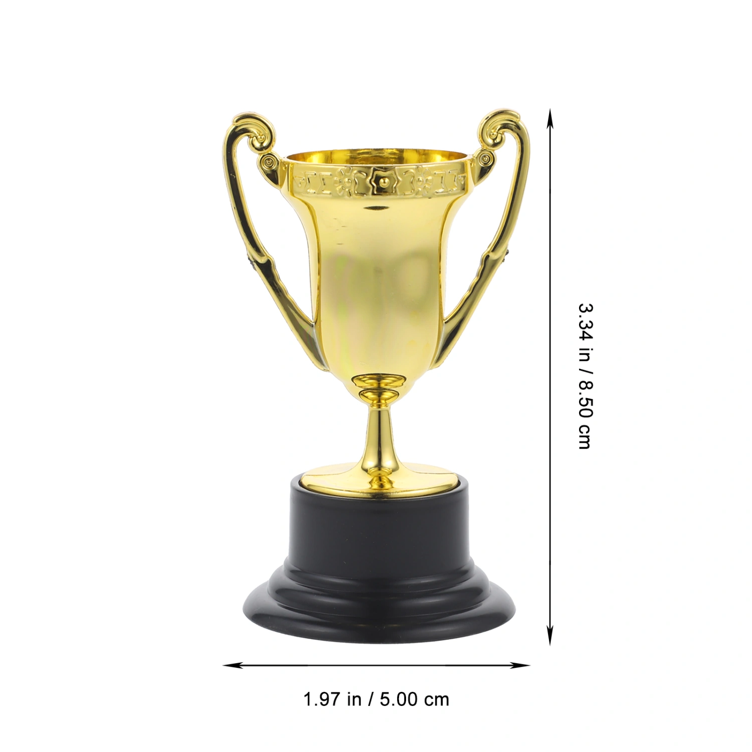 10Pcs Award Trophy Cups Mini Awards Trophy Mini Trophy Crafts Kids Party Game Trophy Models