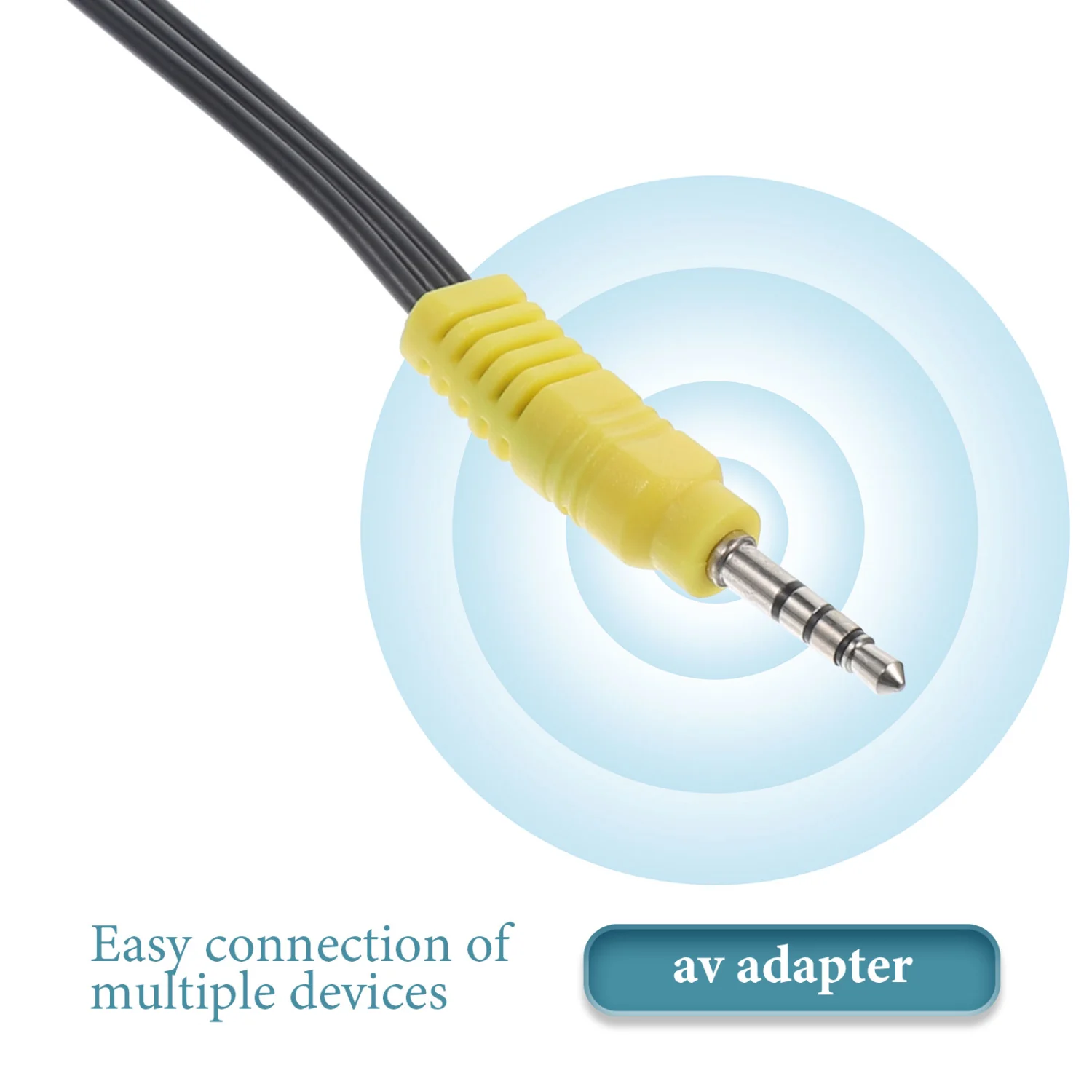 AV Connecting Cord Multi-use AV Cord Reusable Connect Cord Video Adapter Cord Audio Adapter