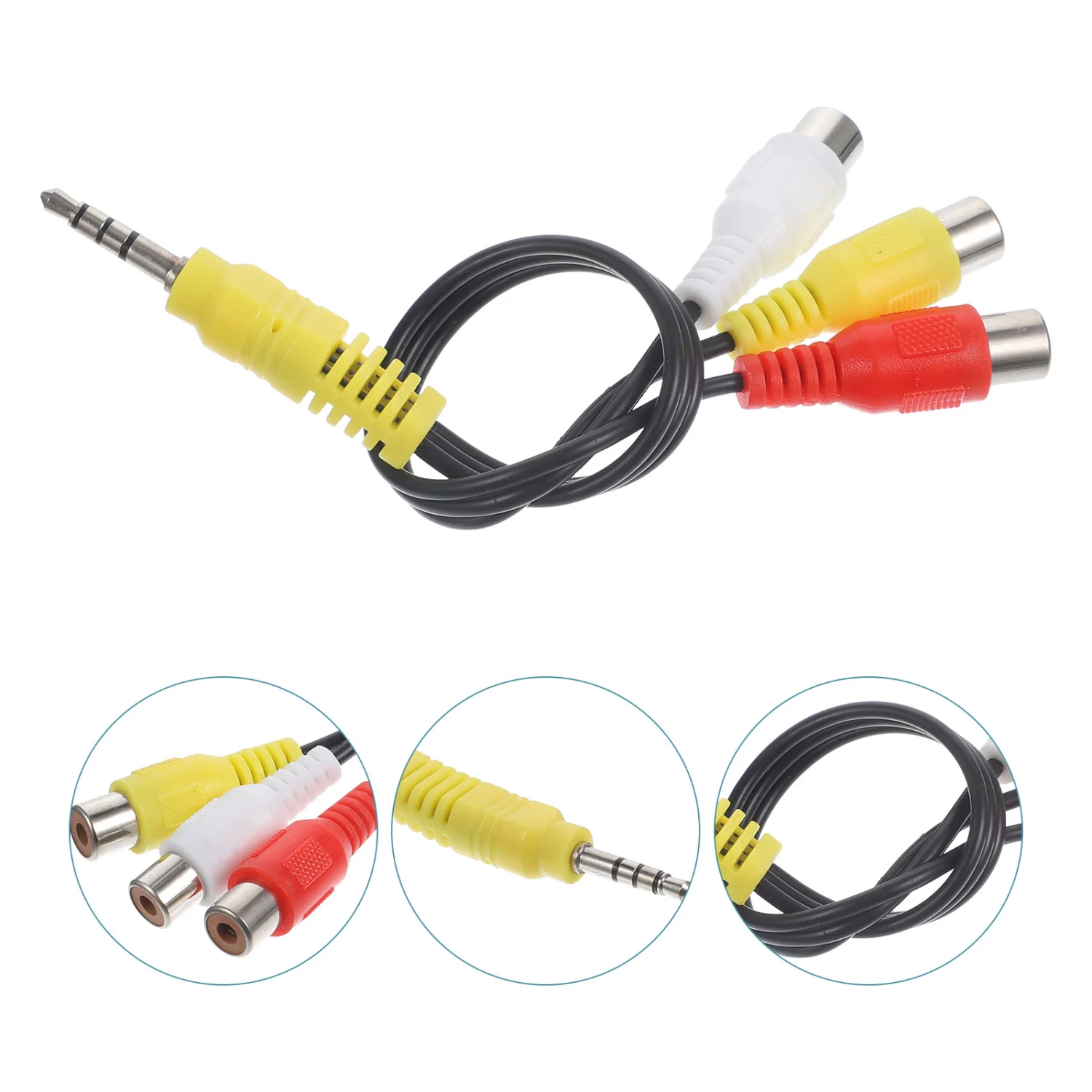 AV Connecting Cord Multi-use AV Cord Reusable Connect Cord Video Adapter Cord Audio Adapter