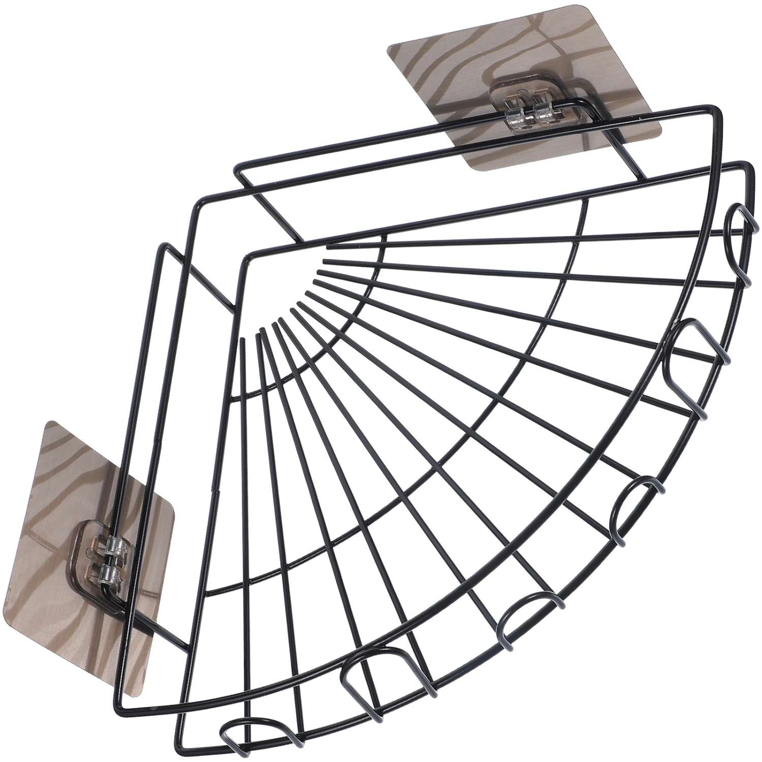 Triangular Storage Shelf Corner Punch-free Storage Shelf Wall Mounted Metal Rack
