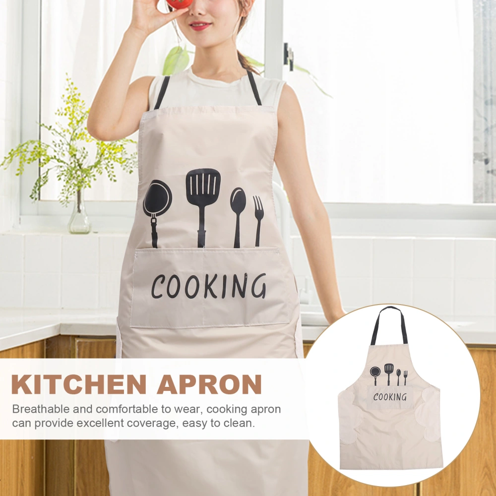 Cooking Apron Kitchen Cooking Apron BBQ Grilling Apron with Pocket for Women Men