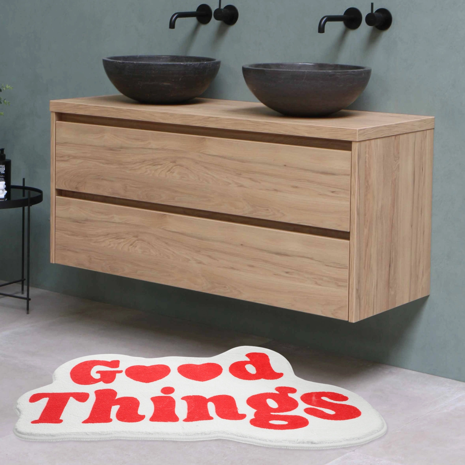Bath Mat Bathroom Rug Funny Cute Bathroom Carpet Decor Nonslip Absorbent Shower Rug